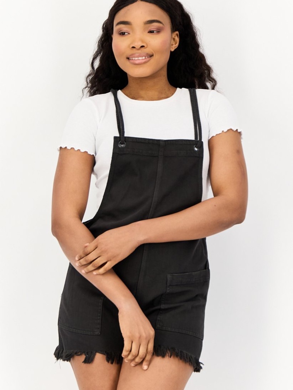 aerie double strap shortalls